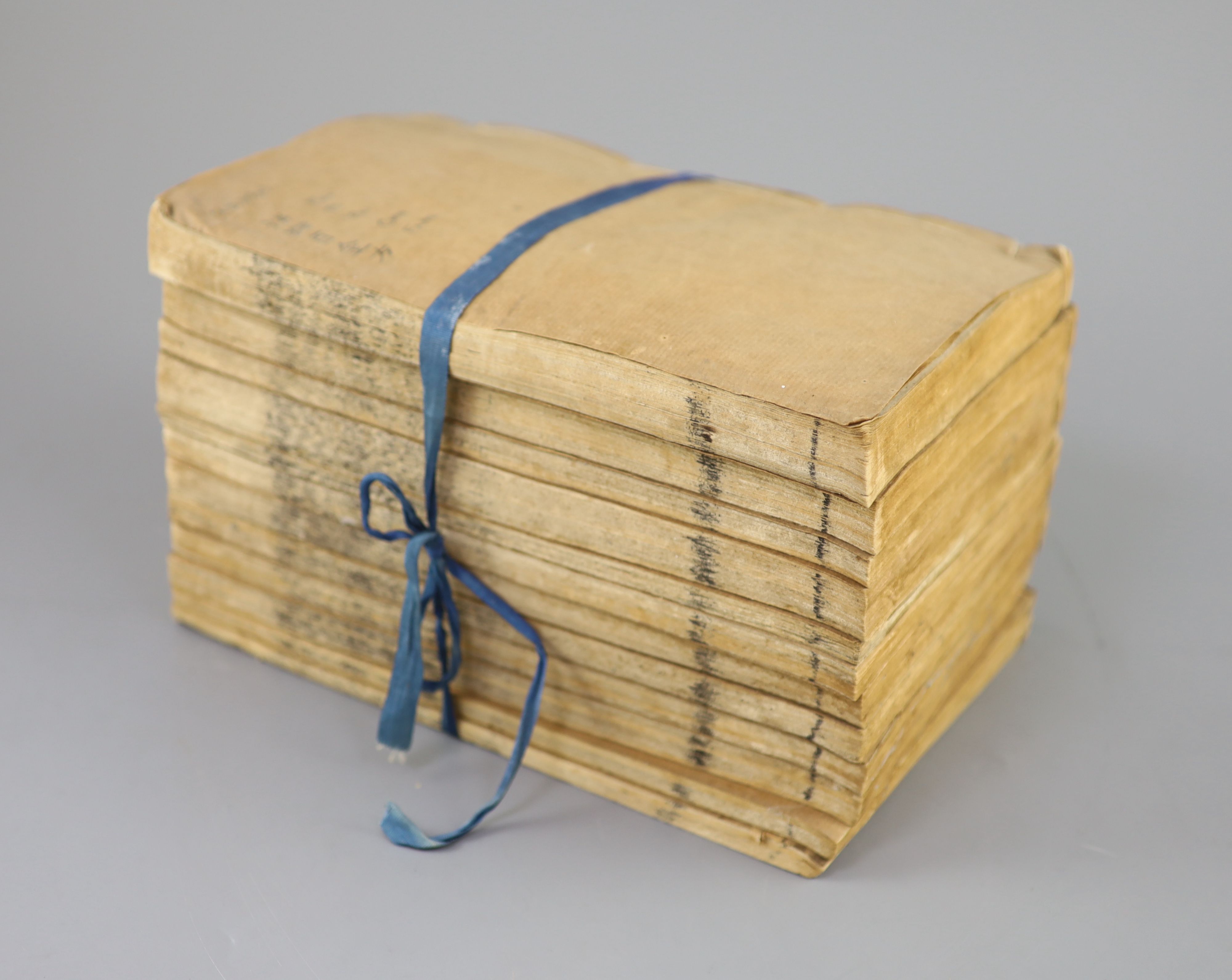 Rare Chinese book 'Ping pi bai jin fang', concerning National defence and military strategy, Provenance - A. T. Arber-Cooke